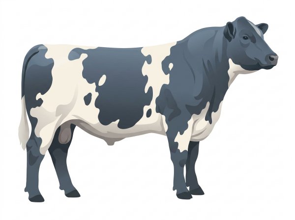 Light blue roan 1/2 Angus Cross Bull