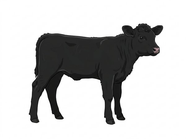 Black 1/2 Highlander Cross Heifer