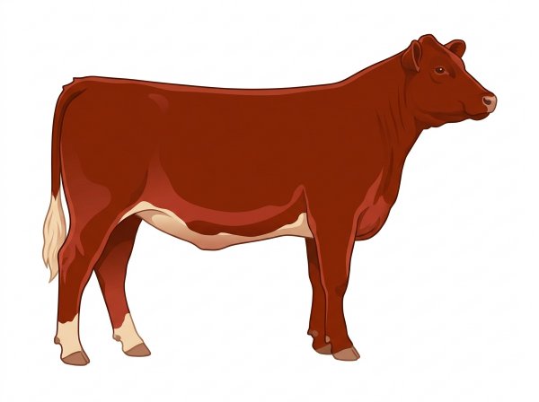 Red 1/2 Red Angus Cross Heifer
