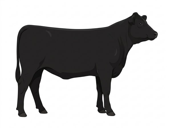 Black 1/2 Simmental Cross Heifer