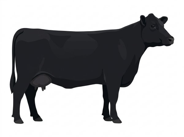 Black 13/16 Angus Cross Cow