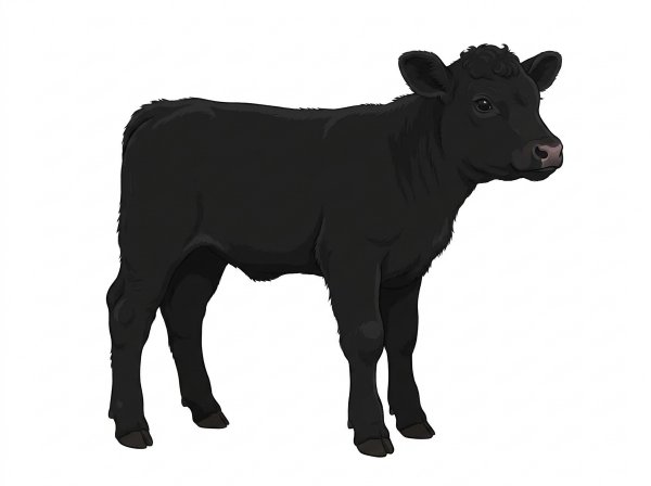 Black 13/16 Simmental 3/16 Angus Steer