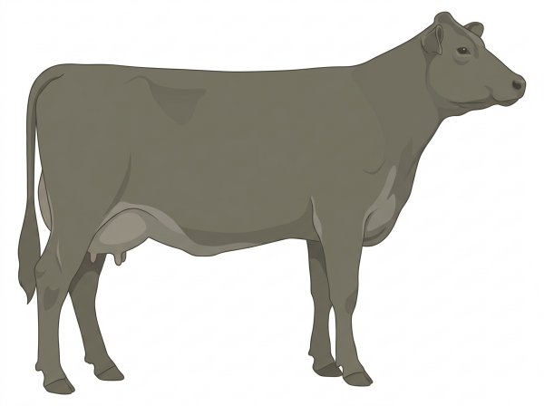Smoky 3/4 Angus 1/4 Charolais Cow