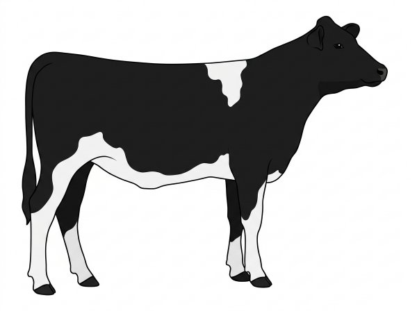 Black 5/8 Simmental Cross Heifer