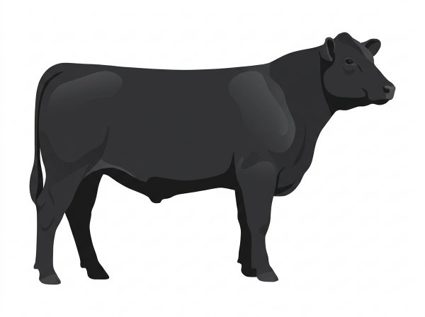 Black 7/8 Angus Steer