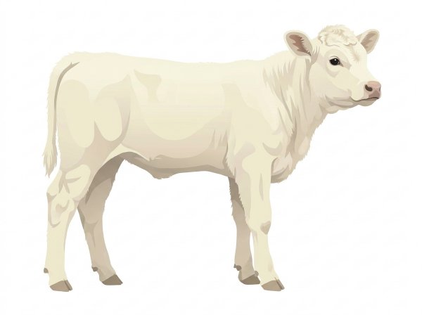 White 7/8 Charolais Heifer