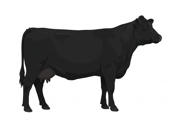 Black 9/16 Simmental Cross Cow