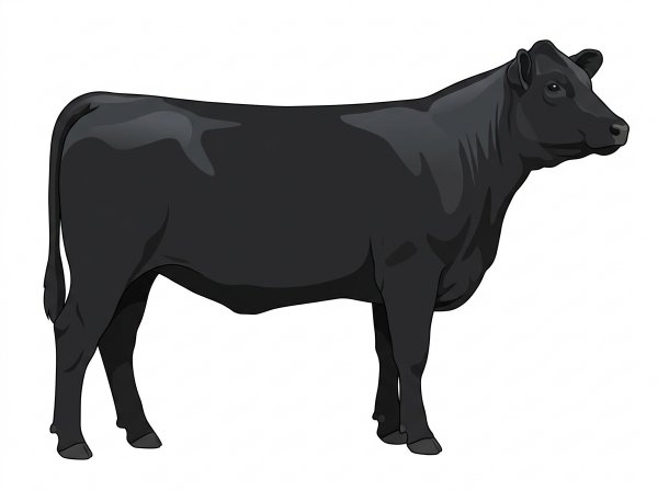 Black 9/16 Simmental Cross Heifer