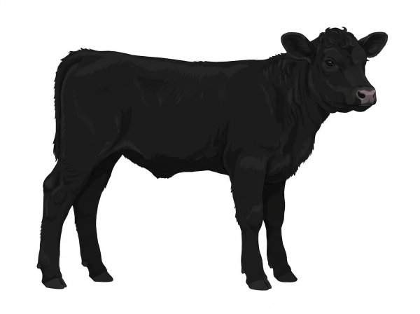 Black Angus Cow