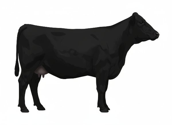 Black Angus Cow