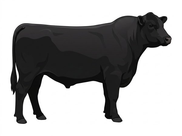 Black Angus Cross Bull