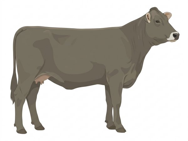 Smoky Braunvieh Cross Cow