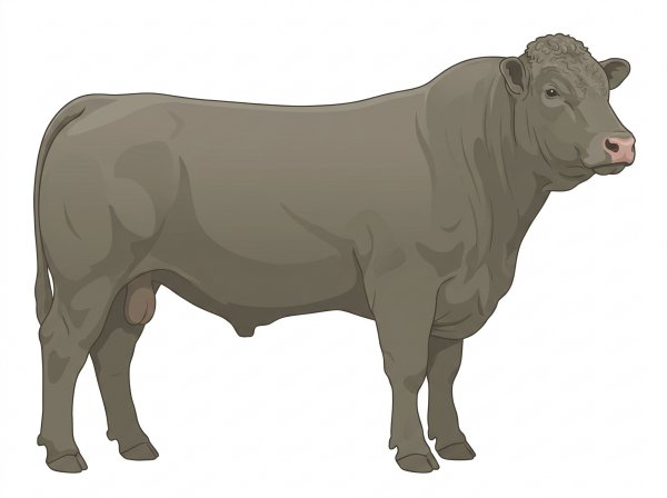 Smoky Charolais Cross Bull