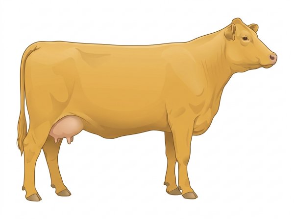 Gold Fullblood Gelbvieh Cow