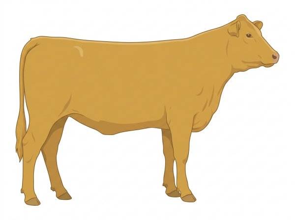 Gold Fullblood Gelbvieh Heifer