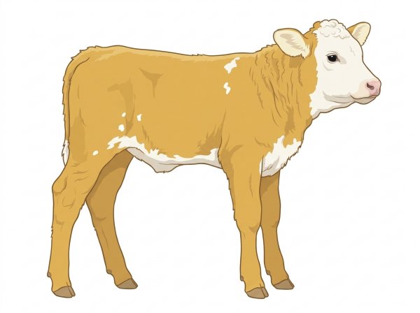 Gold with a full white face, white brisket and underline and white spots Fullblood Simmental Heifer