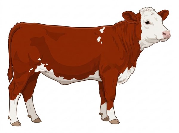 Red with a white face and a few white spots Fullblood Simmental Bull