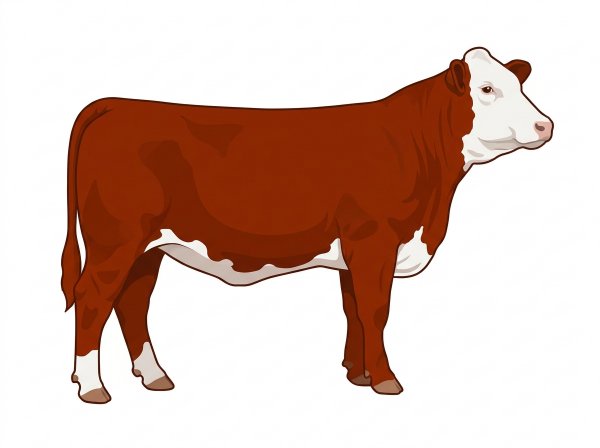 Red with a white face Fullblood Simmental Heifer