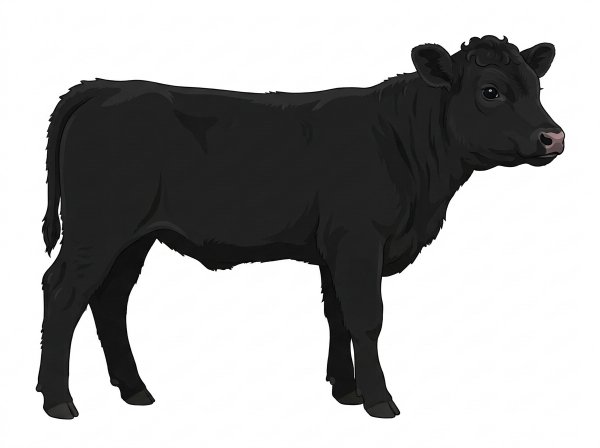 Black MaineTainer Bull
