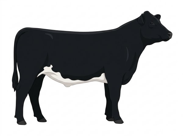 Black MaineTainer Steer