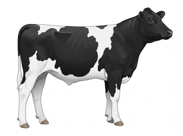 Black with white in large patches MaineTainer Steer