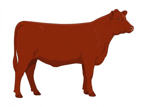 Red Red Angus Cross Heifer