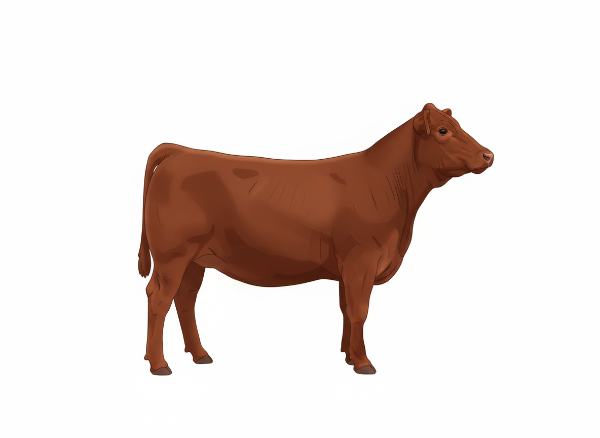 Red Red Angus Heifer