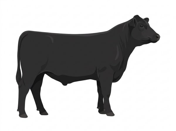 Black Shorthorn Plus Steer