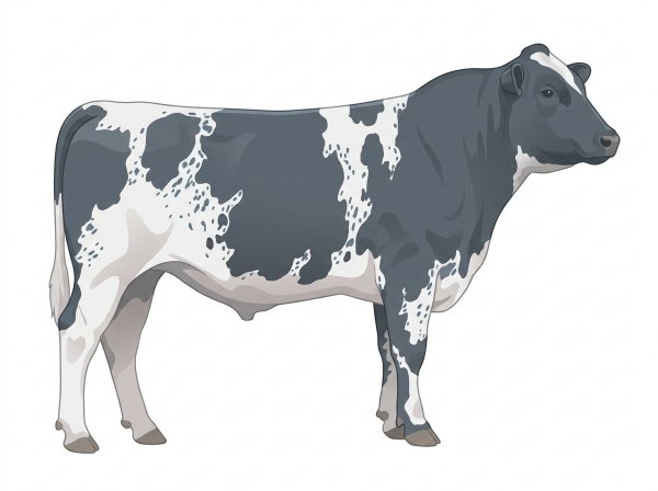 Blue roan Shorthorn Plus Bull