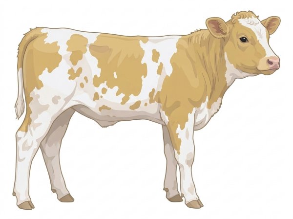 Light gold roan Shorthorn Plus Bull