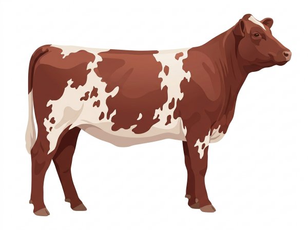 Red roan Shorthorn Plus Heifer