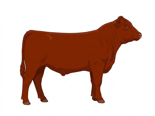 Red Shorthorn Plus Steer