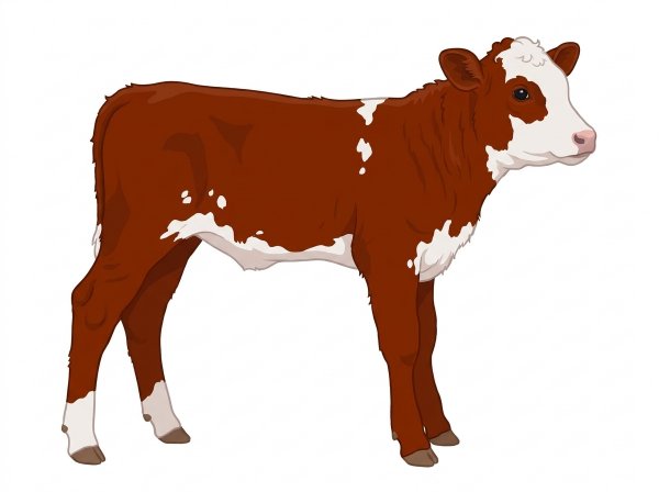 Red with a partial white face and a few white spots Shorthorn Plus Bull