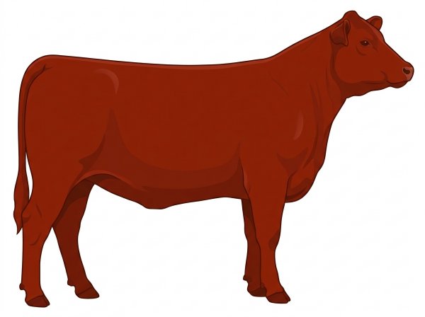 Red SimAngus Heifer