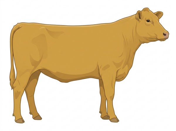 One Gelbvieh Heifer